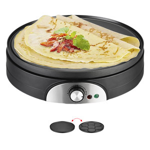 Crêpière électrique 1500W avec <span class=keywords><strong>plaques</strong></span> amovibles 2024, 15 pouces (35 cm), grande plaque de cuisson XL, 15 pouces, pour faire des crêpes - Product Image 1
