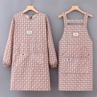 Tablier en toile de cuisine imperméable avec logo personnalisé avec poches uniformes pour serveurs serveuse cafés