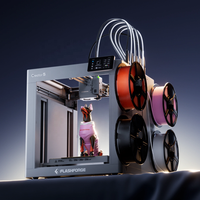 Printer 3D Flashforge Creator 5 Empat Kepala Cetak Kecepatan Tinggi 500% Lebih Cepat Tanpa Limbah Zero Purge Auto Leveling Multi-warna FDM