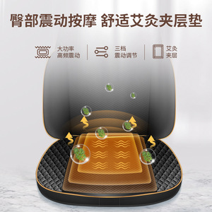 Massage Cushion K5S Full Body Massage Lumbar <b>Support</b> With <b>Heat</b> Therapy And Kneading For Neck <b>Back</b> Waist Home Use - Product Image 4