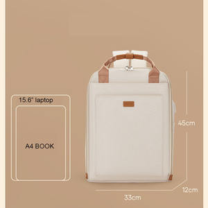 Sac à dos pour ordinateur portable en tissu Oxford avec logo personnalisé, sac à main décontracté pour femmes, sac à dos pour étudiants du collège - Product Image 2