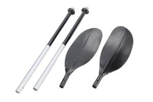 Pagaie de kayak portable en 4 parties, en alliage d'aluminium, à <span class=keywords><strong>double</strong></span> extrémité - Product Image 1