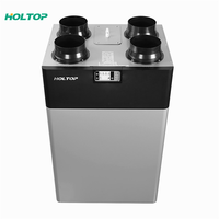 Ventilateur EC à flux d'air CFA 350T 350 avec télécommande, récupérateur d'air et ventilateur à récupération de chaleur pour appartement et maison
