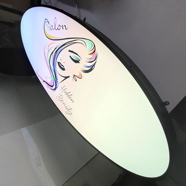 Custom Outdoor Waterproof Led Luminous Acrylic Light Box Signboard for Salon Cafe Bar Restaurant Coffee Shop