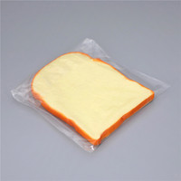 Sacs à collation pliables portables en LDPE transparent personnalisés, sacs de conservation de qualité alimentaire, sacs à sandwich réutilisables hermétiques