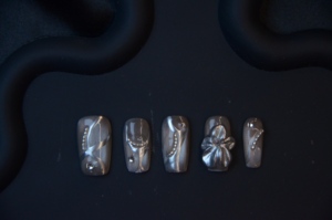 <span class=keywords><strong>Faux</strong></span> <span class=keywords><strong>ongles</strong></span> longs de luxe en acrylique recyclé, forme amande, couverture complète, design français, sans danger pour la nature, vente en gros pour les doigts - Product Image 3