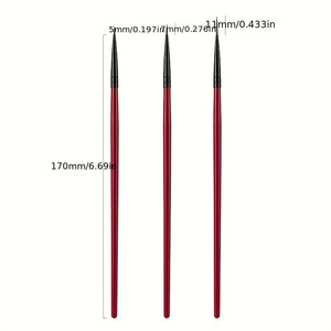 Set di Pennelli <span class=keywords><strong>per</strong></span> Nail Art, Pennelli <span class=keywords><strong>per</strong></span> Gel UV, Disegno di Linee, Fiori, Strass e Cristalli, Manico in Plastica, Pennelli a Fila, Vendita all'Ingrosso - Product Image 1