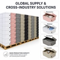 Boîte à chaussures pliable personnalisée en carton avec œillets métalliques pour le rangement des baskets et l'emballage de vente au détail