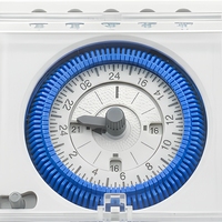ELSINE SUL181d Saklar Timer Program Harian DIN Rail Mekanik Kuarsa 24 Jam Dial 16 A