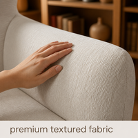 Canapé simple moderne compressé en tissu respirant, fauteuil paresseux pour salon et chambre à coucher