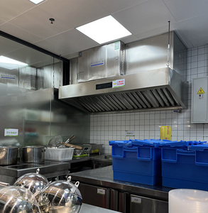 Hotte <span class=keywords><strong>de</strong></span> purification commerciale à conduit court pour cuisine avec filtre à <span class=keywords><strong>fumée</strong></span> ESP et système <span class=keywords><strong>de</strong></span> ventilation – <span class=keywords><strong>Extracteur</strong></span> intelligent - Product Image 3