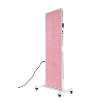 Panneau de luminothérapie rouge, thérapie photonique, appareil de luminothérapie LED infrarouge 8 canaux pour les soins de la peau et la beauté, panneau de lumière rouge
