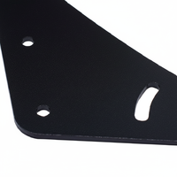 Support triple moniteur à double bras, plaque de connexion en profilé aluminium, plaque de fixation pour support d'écran de simulateur de course
