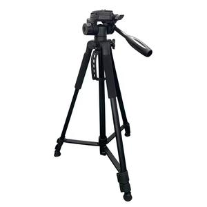 Trípode para cámara de 1.4m, tubo de hierro, 3 secciones con bloqueo giratorio, capacidad de carga de 3-5kg, para cámara digital, teléfono y videocámara - Product Image 3