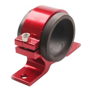 Fuel Pump Mounting <b>Bracket</b> 50mm Red Aluminum Racing Quick Install For Retrofit Upgrade - Product Image 4