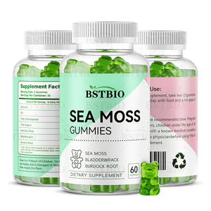 BSTBIO private label Supplements <strong>Sea</strong> <strong>Moss</strong> Extract Powder Vegan Irish Seamoss Gummies - Product Image 2