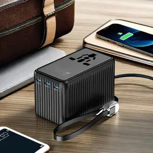 PD35W Travel Abroad Electronic Device Chargers 4 Outlets for Variety of Devices Amazon & AliExpress Compatible