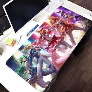 Mousepads Thiết Kế Tùy Chỉnh Kích Thước Lớn Chất Lượng Cao Bền Chống Trượt Vải Cao Su Tự Nhiên Bàn Phím Pad Chuột Pad - Product Image 3
