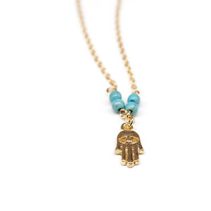 Venta al por mayor Simple personalizado cadena Palma <span class=keywords><strong>tobillera</strong></span> pulsera pie joyería descalzo sandalias tobilleras para mujeres K018 - Product Image 3