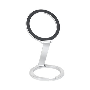 Nouveau support de téléphone portable pliable magnétique double face avec réglage flexible à 360° pour <span class=keywords><strong>regarder</strong></span> <span class=keywords><strong>la</strong></span> télévision et les diffusions <span class=keywords><strong>en</strong></span> <span class=keywords><strong>direct</strong></span> - Product Image 2