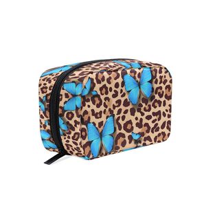 Wholesale Custom Butterfly Printed Makeup <b>Bag</b> for Women Cosmetic Pouch with Zipper Portable <b>Wash</b> <b>Bag</b> for Travel - Product Image 1
