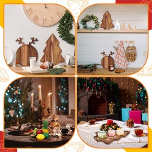 Vente en gros de <span class=keywords><strong>plateau</strong></span> de service à <span class=keywords><strong>sushi</strong></span> en bois d'acacia de Noël et d'assiettes à dessert pour restaurant et cuisine - Product Image 2