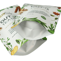 Sachets d'emballage Doypack personnalisés, refermables avec fermeture éclair, pour thé détoxifiant, thé aux herbes, thé minceur