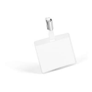 DURABLE - 8003-19 Porte-nom 60x90mm avec clip (multi-pack) - EAN 4005546810034 BADGES NOM BADGES AVEC FIXATION - Product Image 1