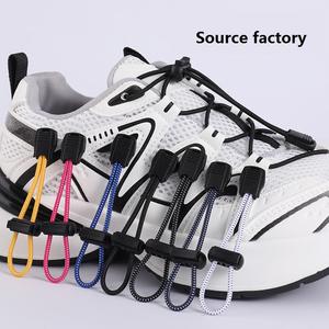 カスタマイズされたラウンド弾性靴靴,プラスチック製バックル付き高品質カジュアルシューズ弾性靴 - Product Image 2