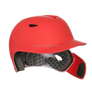 <span class=keywords><strong>Casque</strong></span> à une seule oreille Anti-impact pour gaucher, rouge, mat, <span class=keywords><strong>softball</strong></span>, baseball, battement, Offre Spéciale - Product Image 5