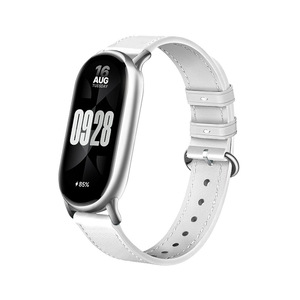 สายรัดข้อมือหนังสำหรับ Xiaomi <span class=keywords><strong>Mi</strong></span> band 9 8 NFC อุปกรณ์เสริมกีฬาไนลอน smartwatch สายรัดข้อมือสาย Correa - Product Image 3