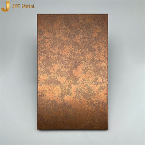 LL425 Placa Decorativa de Acero Inoxidable con Acabado Antiguo Serie 300, Decoración para Edificios Comerciales - Product Image 4