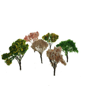 Árbol decorativo de alambre hecho a mano para tren Ho N, diseño de Diorama de construcción Diy, arquitectura de 6-6,5 cm - Product Image 1