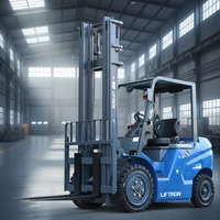 Forklift Listrik Liftron Seri DE 2T dengan Side Shifter dan Ban Solid CPD20