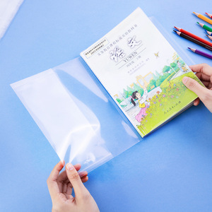 Deli Transparent Book Cover A4 16K 32K Thickened Smooth For Elementary Students School Use - Product Image 1