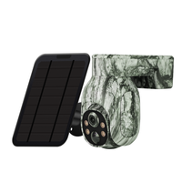 Caméra de chasse solaire 4G WIFI 1080P 3MP avec vidéo en direct pour la surveillance des oiseaux et des animaux sauvages, avec carte TF 256 Go