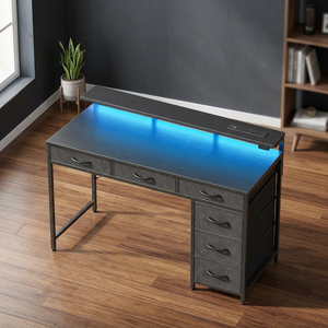 Hot Selling Cheap Metal Computer <b>Desk</b> with Drawer and Wood Surface for Eating and <b>Studying</b> - Product Image 4