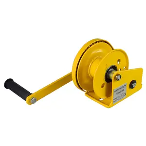 Manufacturer 1800lbs mini towing tractor car galvanized cable manual hand winch