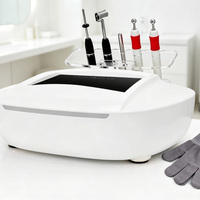 Appareil de soin du visage par ionophorèse galvanique et déincrustation avec gants magiques à microcourant bio pour le raffermissement et le lifting de la peau