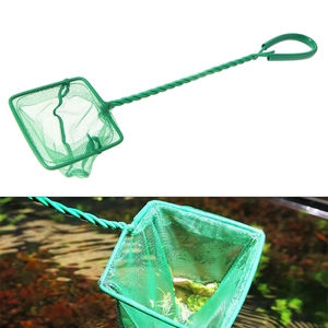 Lynpet Eco-Friendly Small Betta Fish Net 3 "-10" Square Shrimp <span class=keywords><strong>Acuario</strong></span> Objetos de limpieza de peces Objetos flotantes de plástico Pez pequeño - Product Image 1