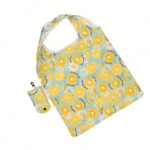 Bolsa de Compras Plegable Resistente y Expandible, Bolsa de Supermercado Reutilizable de Poliéster - Product Image 5