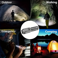 Mini lampe de plongée super lumineuse rechargeable, étanche, haute luminosité, lampe de poche LED