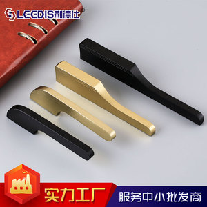 Lccdis Cabinet Door <b>Handles</b> Aluminum Alloy Bar Minimalist Design For <b>Kitchen</b> Wardrobe Furniture Hardware - Product Image 3