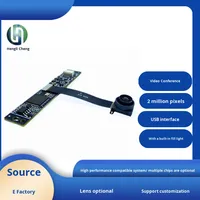 Module de caméra détachable sans pilote avec interface USB, puce IMX363, 1,2 million de pixels, vidéoconférence 4K HD, vision nocturne, manuel