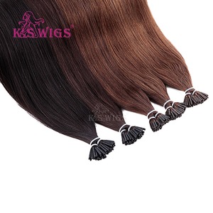 Wholesale 100% Natural I-Tip Hair <b>Extensions</b> Remy Virgin Hair <b>Extension</b> Double Drawn Straight I-Tip Human Hair <b>Extensions</b> - Product Image 3
