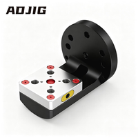 Plaque adaptatrice L170 Zero Point pour table rotative 4 axes ZPP CNC, système de fixation rapide haute précision