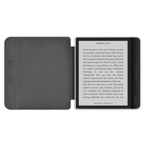 Étui de protection pour liseuse <span class=keywords><strong>KOBO</strong></span> <span class=keywords><strong>Libra</strong></span> Color 7 pouces <span class=keywords><strong>Libra</strong></span> <span class=keywords><strong>2</strong></span>, en cuir PU avec dos transparent en acrylique personnalisé - Product Image 5