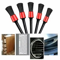 5 pièces Auto nettoyage tableau de bord sortie d'air brosse outils voiture détaillant ensemble en plastique accessoires de lavage de voiture