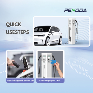 Oem Odm Hoog Vermogen 22kw 11kw 7kw Dubbel Pistool Ev Oplader Nieuwe Vloer Gemonteerd Snellaadstation Ocpp1.6 Wifi Ccs Type2 Ev - Product Image 5