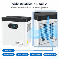 Inversor Portátil de Energía Todo en Uno de 1000W para RV, Camping, Dispositivos de Red, Computadoras, Iluminación y Uso en Múltiples Escenarios